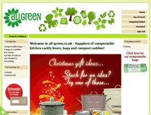 Tablet Screenshot of all-green.co.uk